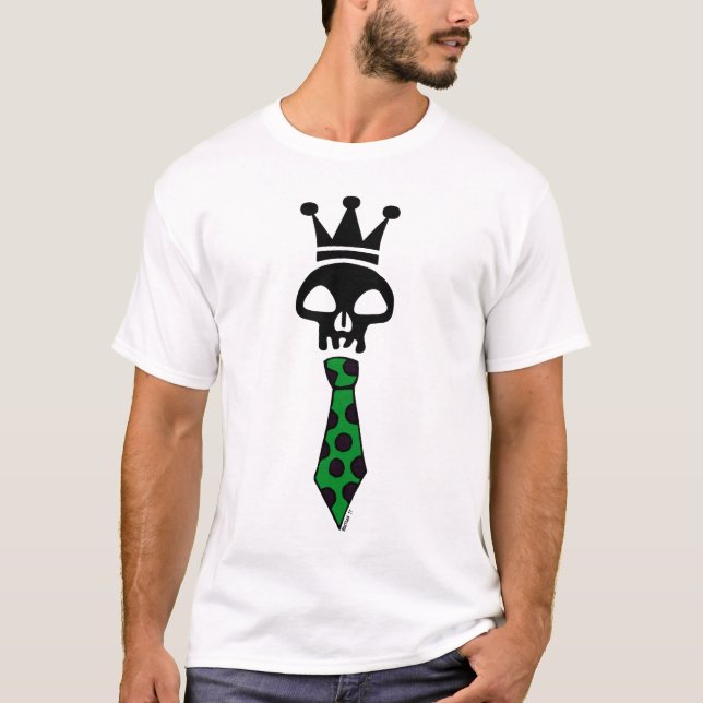 Grönten Skulltid Tee Shirt (Framsida)