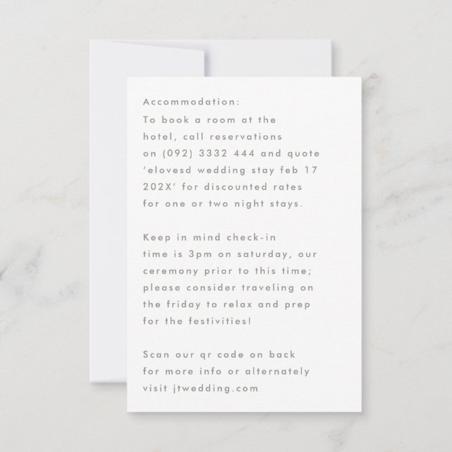 Grönten snyggt Modern  för anpassad namninformatio OSA Kort (Baksida)