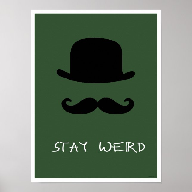 grönten "Stanna kvar i varv" Poster (Framsidan)