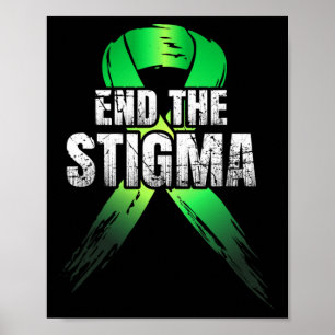Grönten Stigma - Ökad medvetenhet om psykisk hälsa Poster