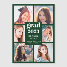 Grönten Studenten 6 Photo Collage White Script