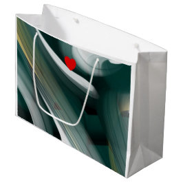 Grönten Svart Abstrakt i Gbit Bag Trend White