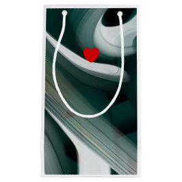 Grönten Svart Abstrakt i  Gbit Bag Trend White