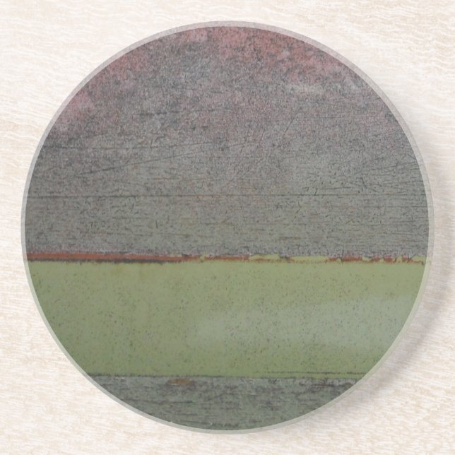 Grönten Teal Blue Rosa är betrodd Underlägg Sandsten (Framsidan)