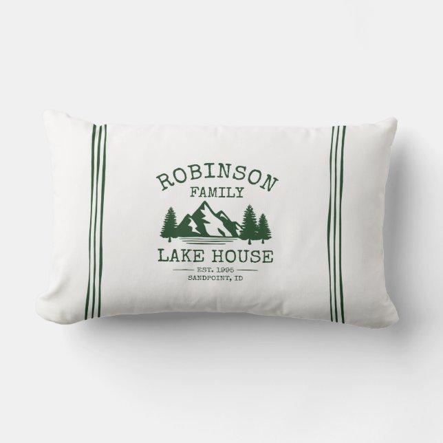 Grönten Träd utomhus i Forest  Sjö i Namn Lumbarkudde (Framsida)