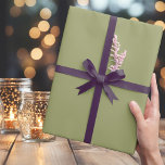 Grönten trendig Leafy Brushwood - Wrapping Papper Presentpapper<br><div class="desc">Trendig Leafy Brushwood Grönt - Wrapping Papper Minimalist Modern Sage Grönt</div>