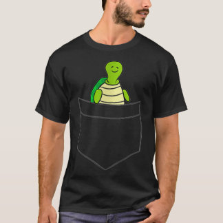 Grönten Turtle for Womens Sea Turtle i en Tecknad T Shirt
