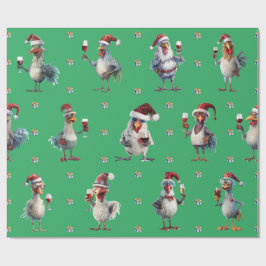 Grönten Vin Party i Helgdag vid den lusniska julen Presentpapper