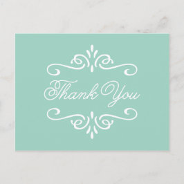 Grönten vintage Mint | Studenten Tack Vykort