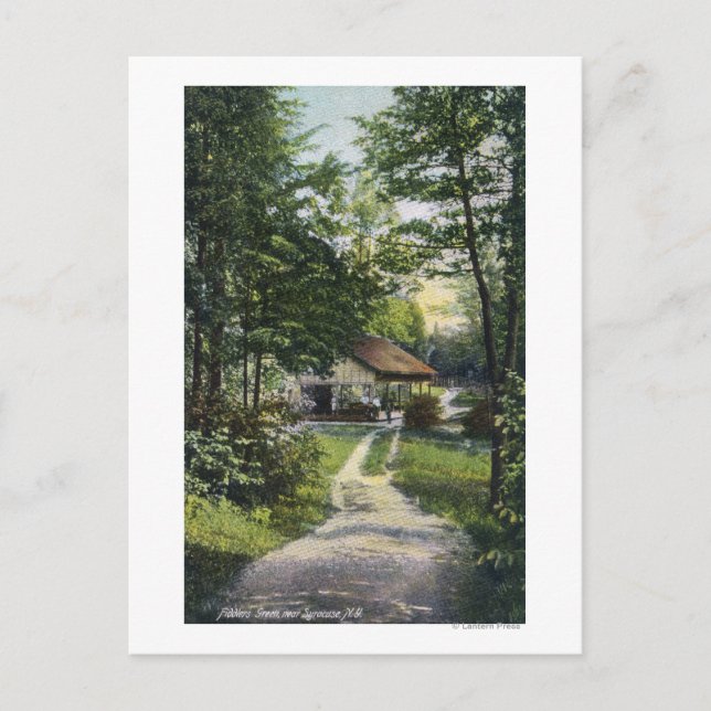 Grönten Visa Spelmän Vykort (Framsida)