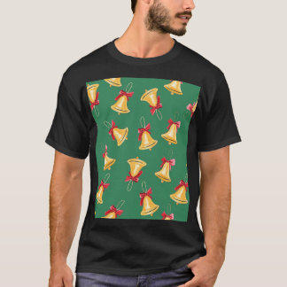 Grönten Watercolor Bell Mönster, sömlös T Shirt