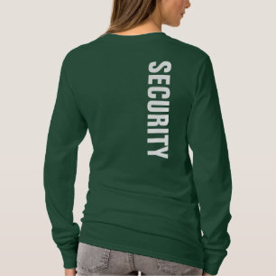 Grönten Womens Security TShirts Dubbla Sided Fores