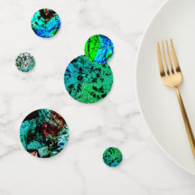 Gröntens abstrakt Konfetti,Söt mjuk abstrakt