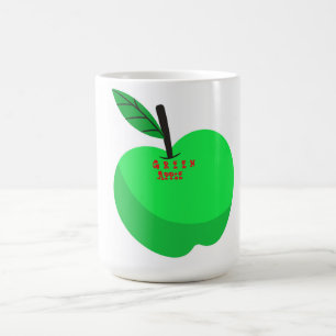 Gröntens äppeldesign kaffemugg