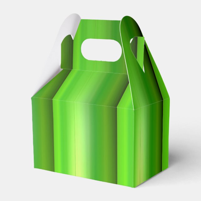 Gröntens bambu-uppsättning presentaskar (Baksidan Sidan)