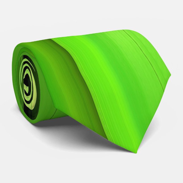 Gröntens bambu-uppsättning slips (Rullad)