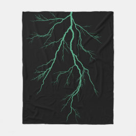 Gröntens blixt fleecefilt