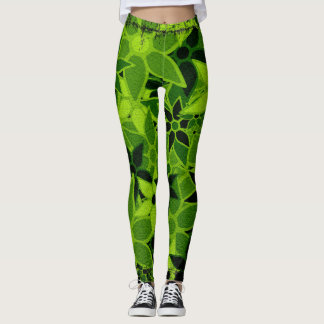 Gröntens Blommigt Leggings