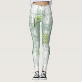 Gröntens Blommigt Leggings