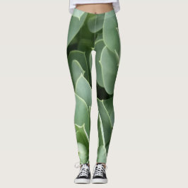 Gröntens bloomar leggings