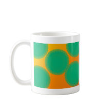 gröntens cirkel i gulaktig orange