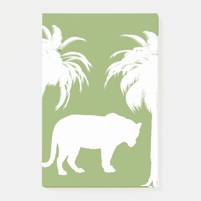 gröntens djungel post-it block (Framsida)