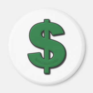 Gröntens dollartecken magnet