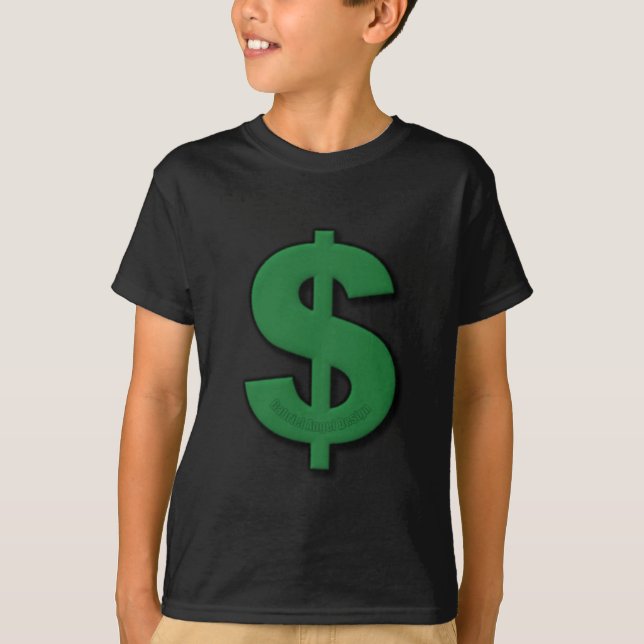 Gröntens dollartecken tee (Framsida)