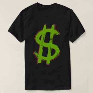 Gröntens dollartecken tee shirt