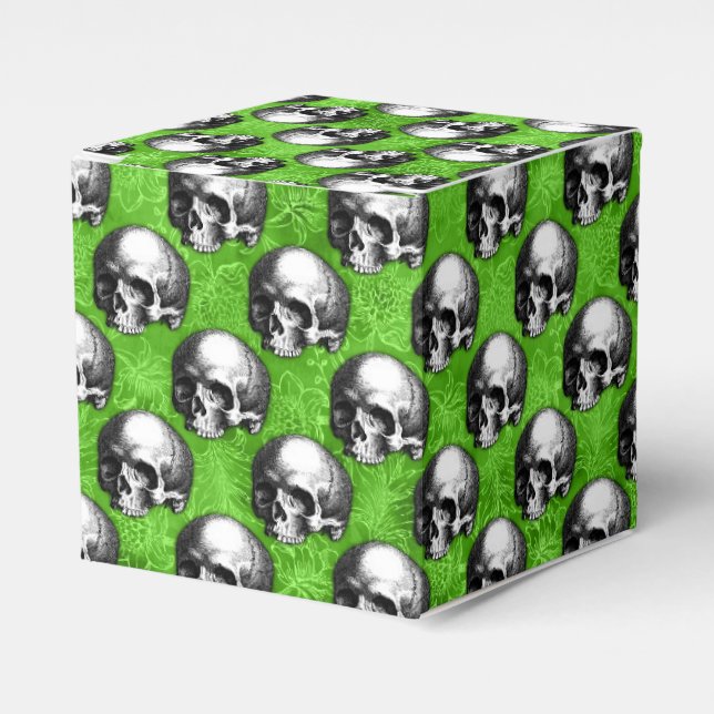 Gröntens Döskallar och Solrosseriens design 6 Presentaskar (Framsidan Sidan)