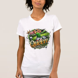 Gröntens drottning - Female Golf Design T Shirt