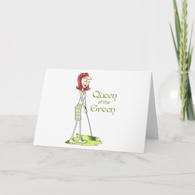 Gröntens drottning kort (Framsida)