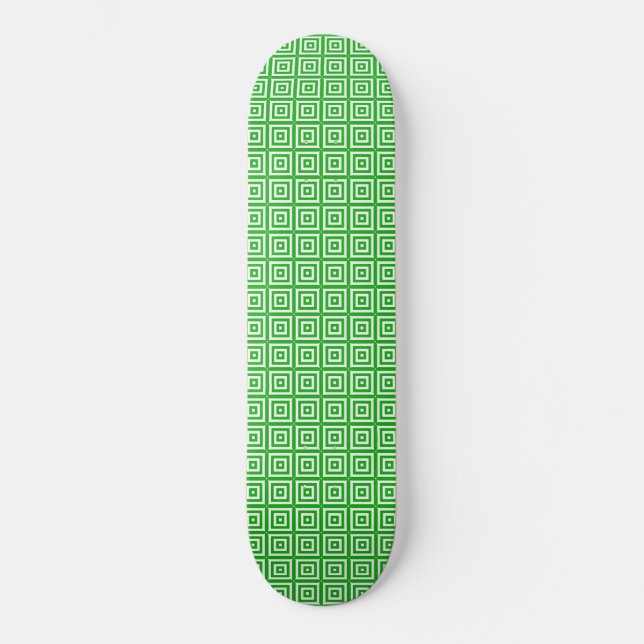 Gröntens ekofyrkanter mini skateboard bräda 18,5 cm (Framsida)