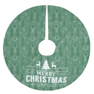 Gröntens filigree-damm. God jul 🎄 Julgransmatta Borstad Polyester
