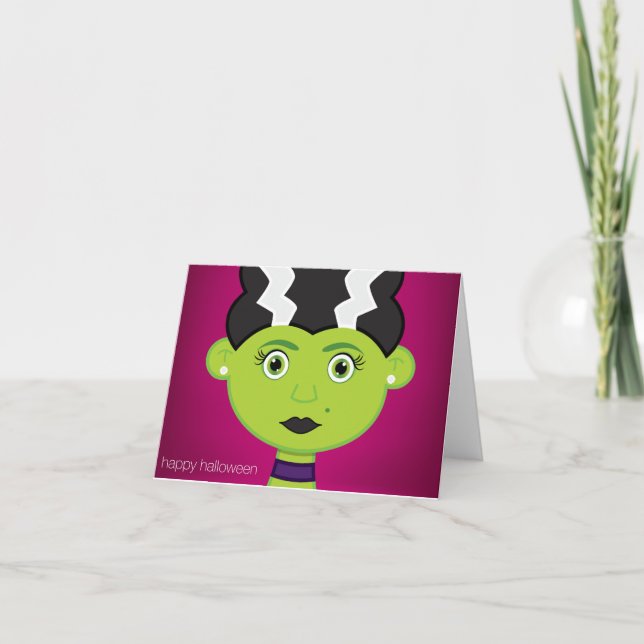 Gröntens flickmonster kort (Framsida)
