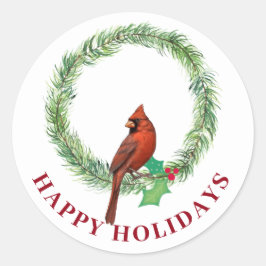 Gröntens fyrkanter med röd och vit Linjer-märke Runt Klistermärke