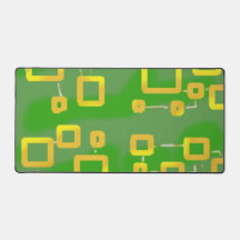 Gröntens geometriska Desk Mat