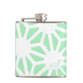 Gröntens geometriska mönster fickplunta