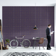 Gröntens geometriska mönster tapet