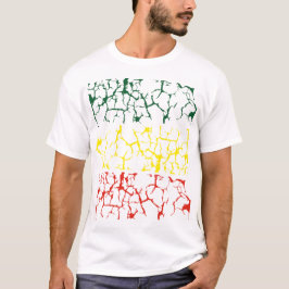 Gröntens Gult. Röd T Shirt