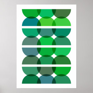 Gröntens halvcirklar Poster