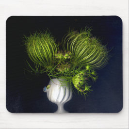 Gröntens hjärta i svart musmatta