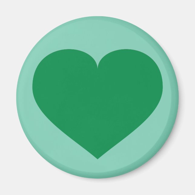 Gröntens hjärta magnet (Framsidan)
