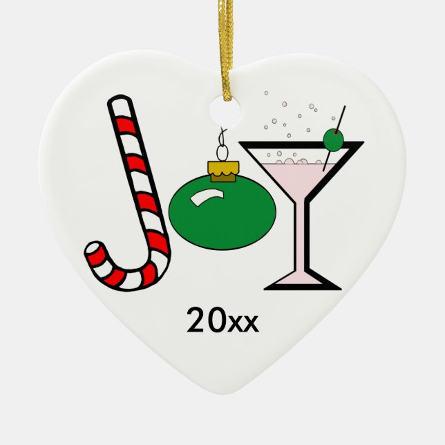 Gröntens hörsel av jultomtensitet julgransprydnad keramik (Framsidan)