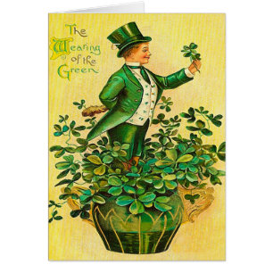 Gröntens höst - St. Patrick's Day Hälsningskort