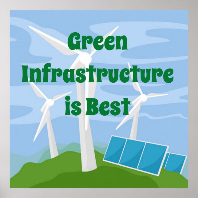 Gröntens infrastruktur är bäst poster (Framsidan)