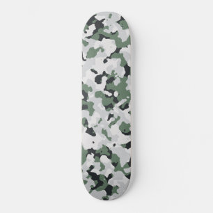 Gröntens kamouflage mönster skateboard bräda 21,5 cm