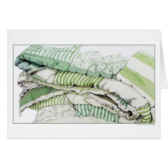 Gröntens komfortkort hälsningskort (Framsidan Horizontal)