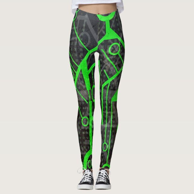 Gröntens krets leggings (Framsida)