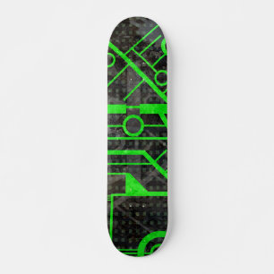 Gröntens krets mini skateboard bräda 18,5 cm